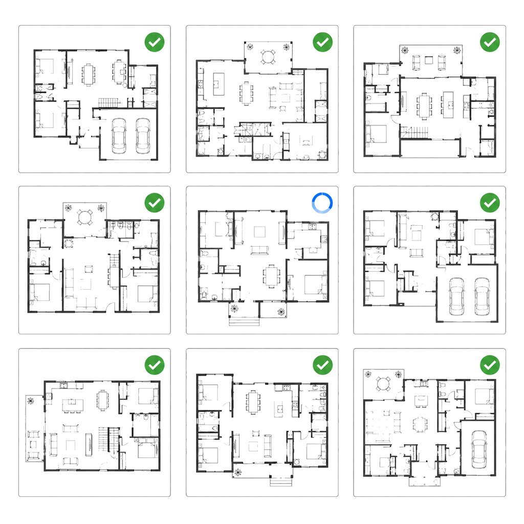 Batch progress across drawing sheets